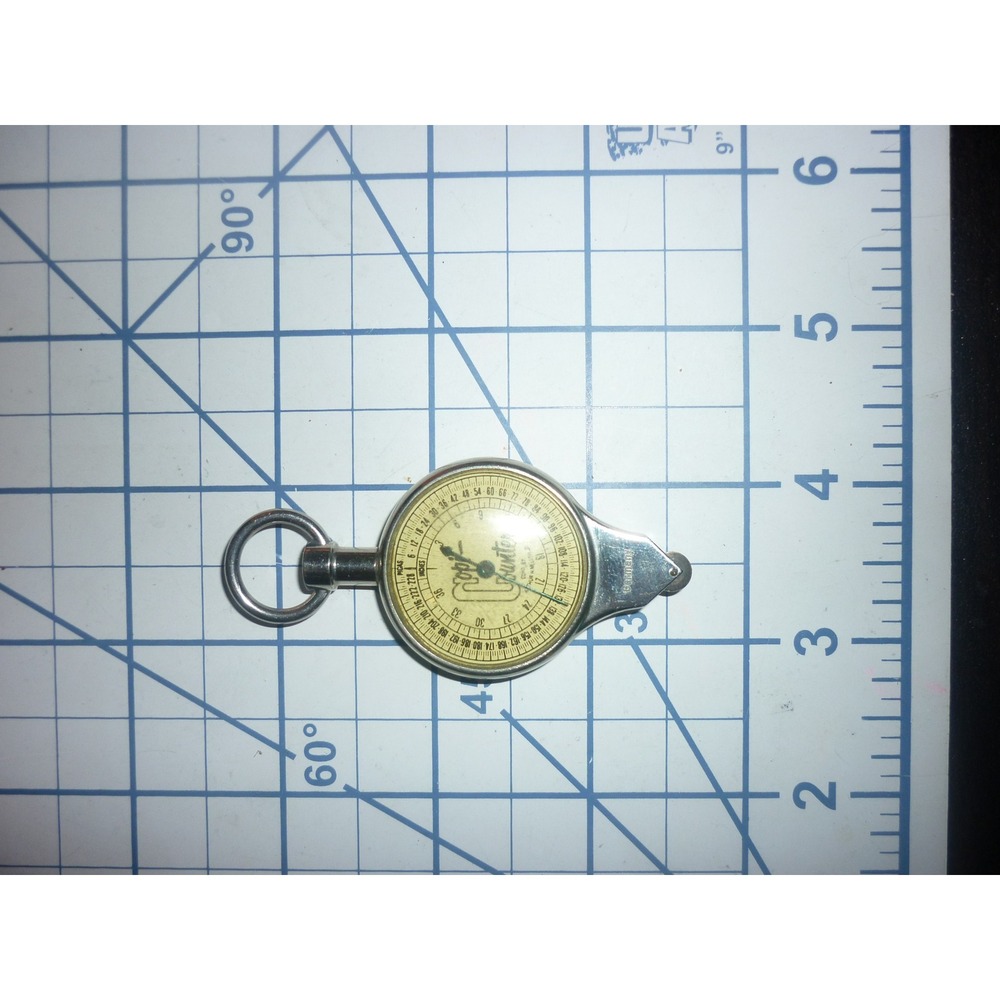 Vintage C-Thru Copi-Counter Map Measurer Opisometer Germany Picas Agates Inches - Picture 9 of 10